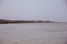 Le rio Geba au niveau de la ville de Bissau.