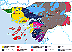 Répartition géographiques des ethnies de Guinée-Bissau