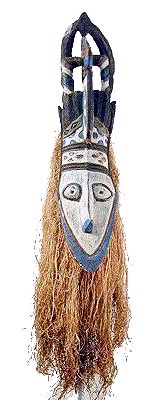 Masque de l'éthnie Nalu (Nalou) en Guinée Bissau